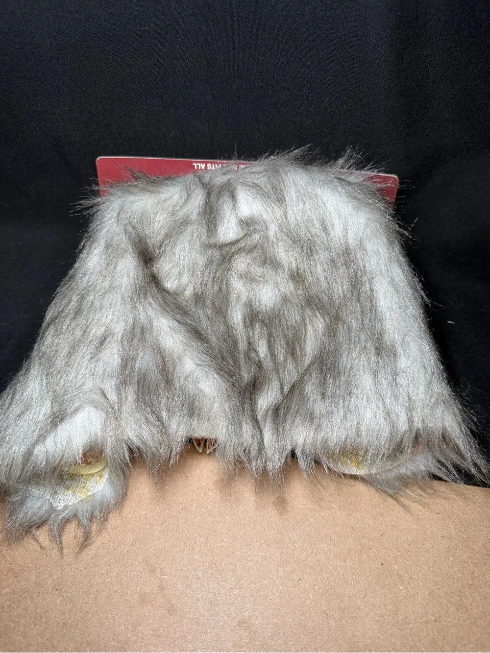 Vintage Halloween Grey Werewolf Mask 1995